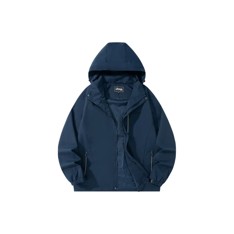 Jeep Waterproof And Windproof Windbreaker Jacket Unisex-0