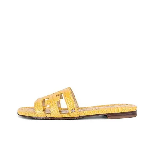 SAM EDELMAN Slip-Resistant Abrasion-Resistant Slide Slippers Women's Yellow