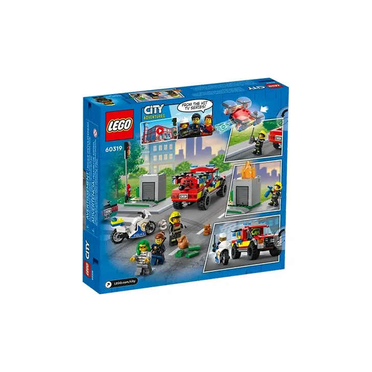 LEGO City Fire Rescue & Police Chase Set 60319-4