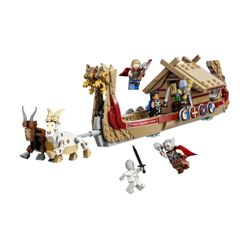LEGO Super Hero Collection Marvel Thor God Of Thunder Thor Goat Boat Building Blocks 564pcs 76208-1