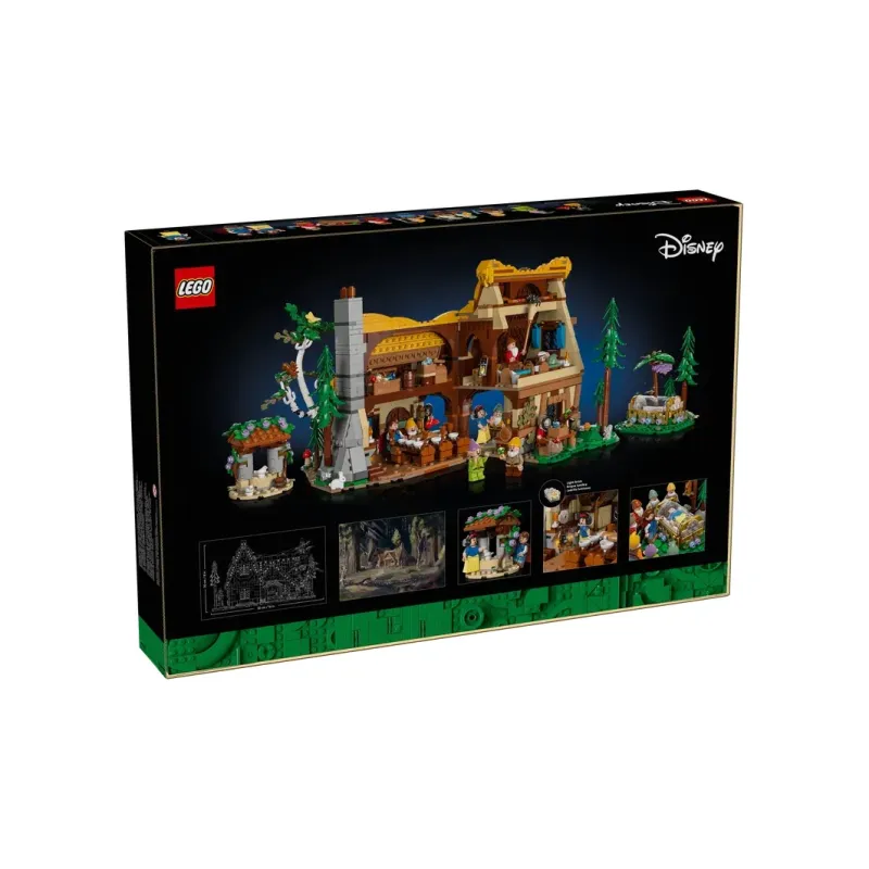 LEGO Snow White And The Seven Dwarfs' Cottage Building Blocks 43242-5
