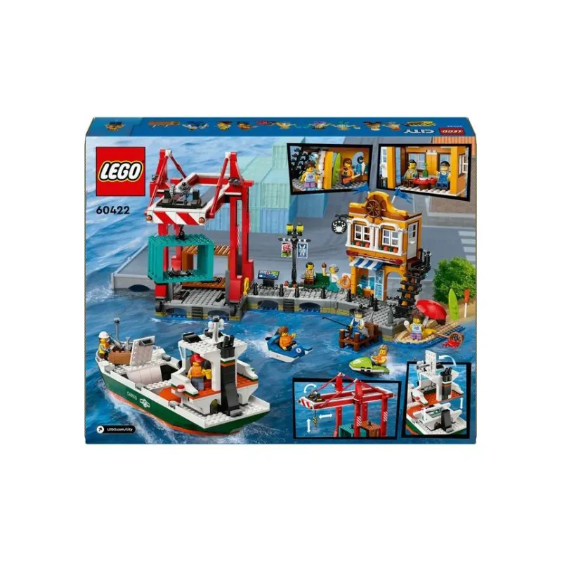 LEGO Harbor And Cargo Ship Building Blocks 1226pcs 60422-1