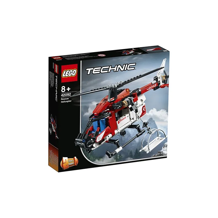 LEGO Technology Mechanical Set Technic Rescue Helicopter Building Blocks 301 600 42092-2