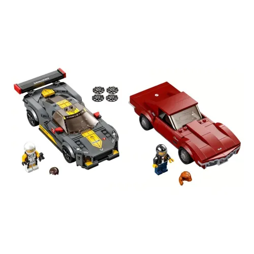 LEGO Super Racing Collection Chevrolet Corvette C8.R Race Car And 1968 Chevrolet Corvette Building Blocks 76903