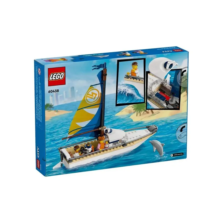 LEGO City Collection Sailboat Journey Building Blocks 102pcs 60438-2