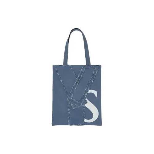 Yohji Yamamoto Fabric Shoulder Bag Women's Blue