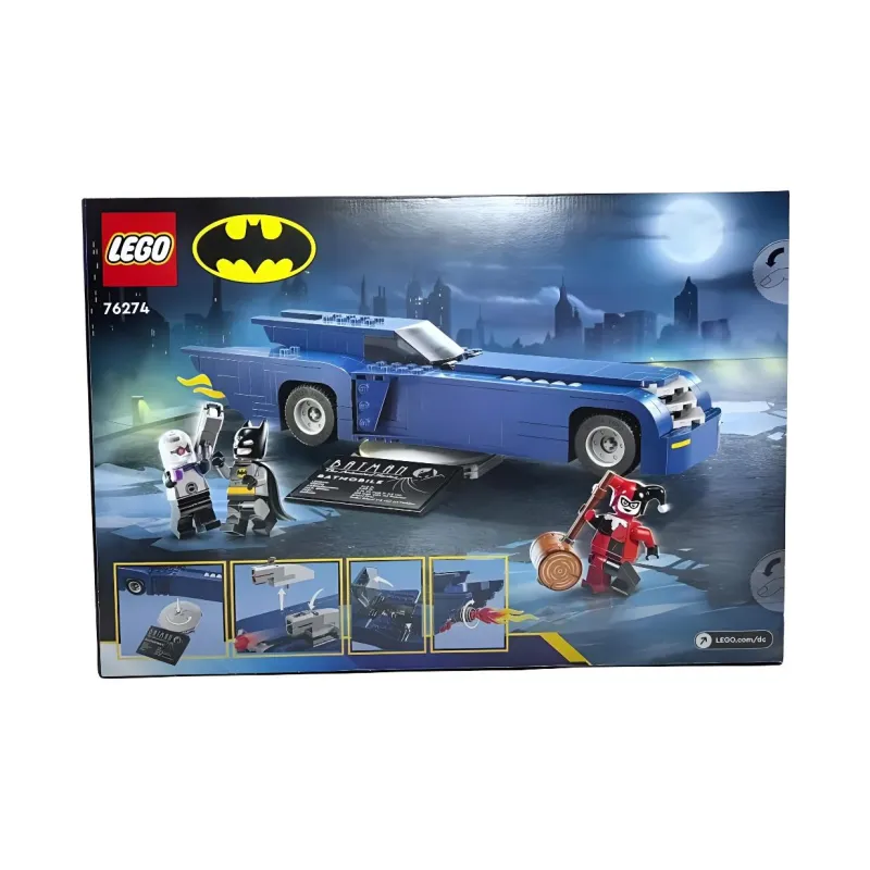 LEGO Batman With The Batmobile Vs. Harley Quinn And Mr. Freeze Building Blocks 76274-2