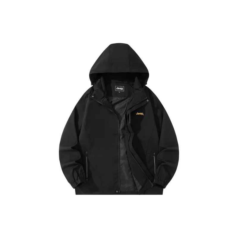 Jeep Waterproof And Windproof Windbreaker Jacket Unisex-4