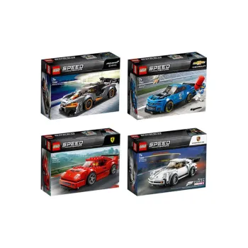LEGO Super Racing Collection Racing Champion Building Blocks 0 300pcs 75890+75891+75892+75895