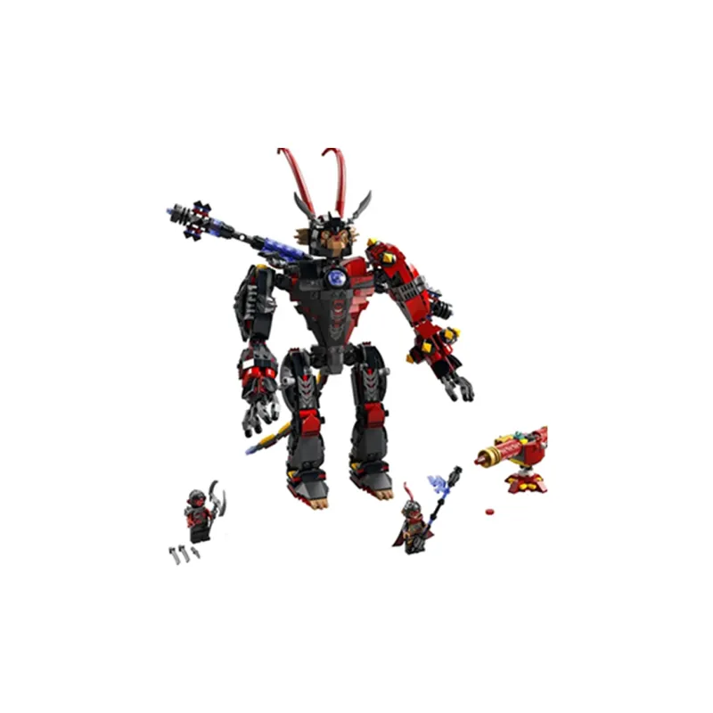 LEGO Little Monkey King Collection Qi Xiaotian Six Eared Monkey Mecha Building Blocks 601 1000pcs 80033-2