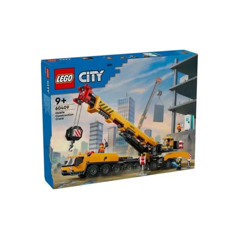 LEGO Yellow Mobile Construction Crane Building Blocks 60409-1