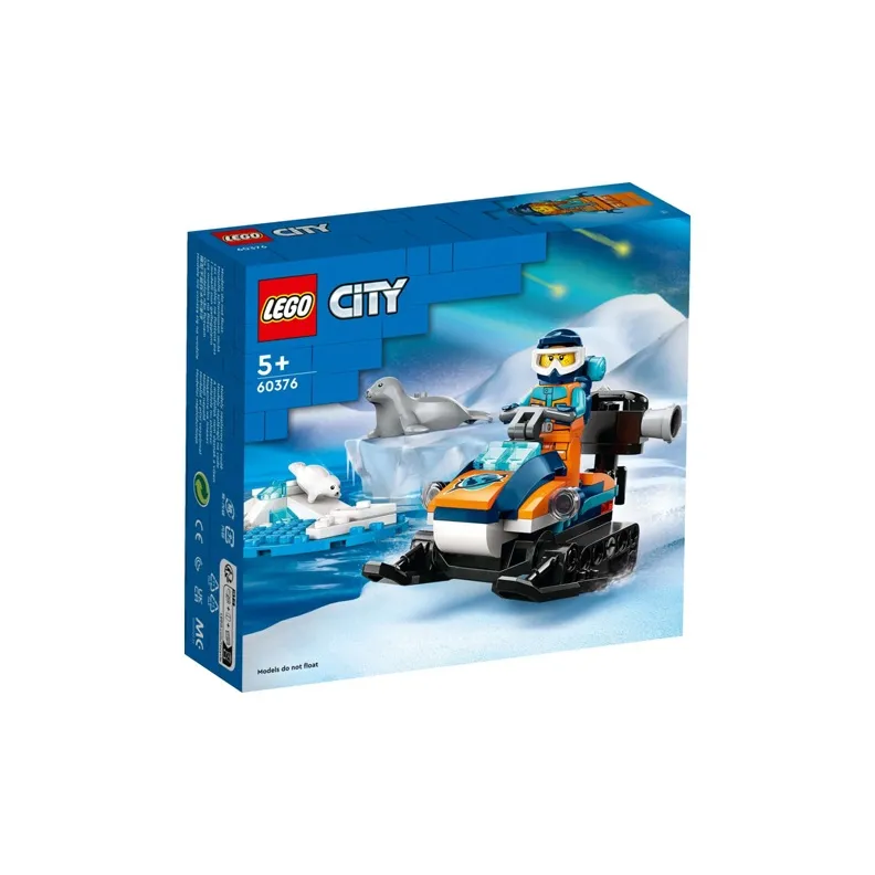 LEGO City Collection Polar Motorbike Building Blocks 70pcs 60376-2