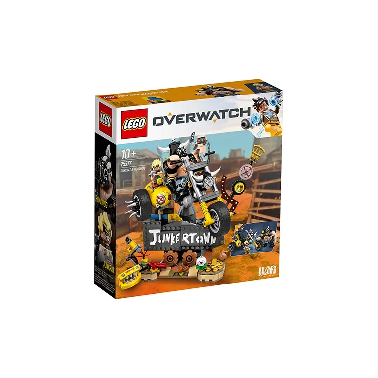LEGO Overwatch Collection Overwatch Main Characters JunkRat And Land Dominator Building Blocks 75977-3