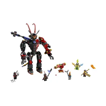 LEGO Little Monkey King Collection Qi Xiaotian Six Eared Monkey Mecha Building Blocks 601 1000pcs 80033