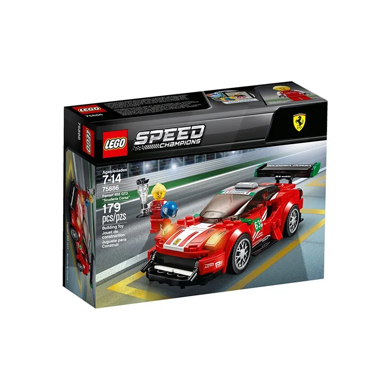 LEGO Super Racing Collection Ferrari 488 GT3 Scuderia Corsa Team Building Blocks 75886-3