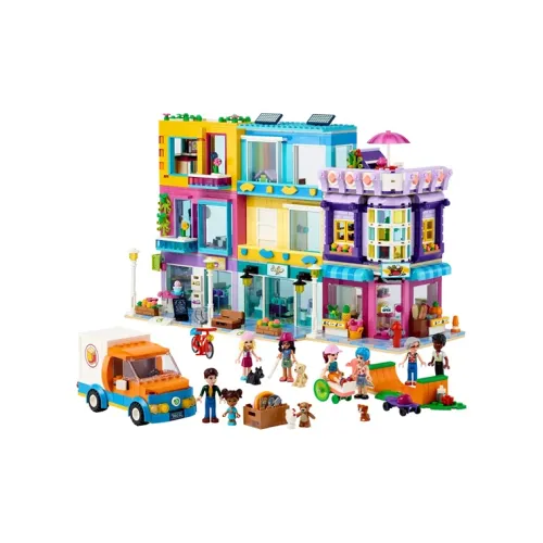 LEGO Good Friend Collection Creative Versatile Luxury Street View Building Blocks 1682pcs 41704