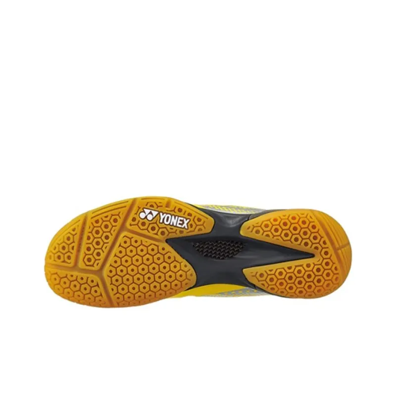 YONEX Anti Slip Wear Resistant Low Top Badminton Shoes Unisex Yellow Black-2