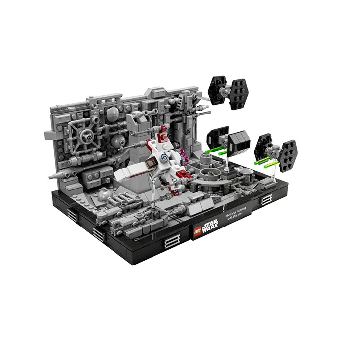 LEGO Death Star Trench Run Diorama Building Blocks 75329-0