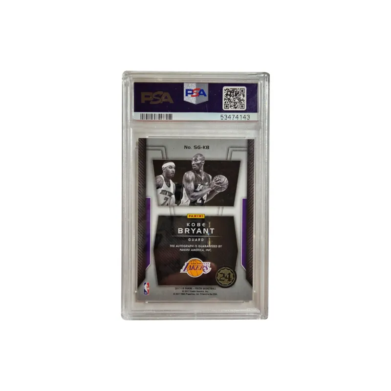 PANINI 2017 18 PRIZM Kobe Bryant Signatures Kobe, Bryant, Autographed Card PSA Graded 10 Graded Cards 1 Pc-1