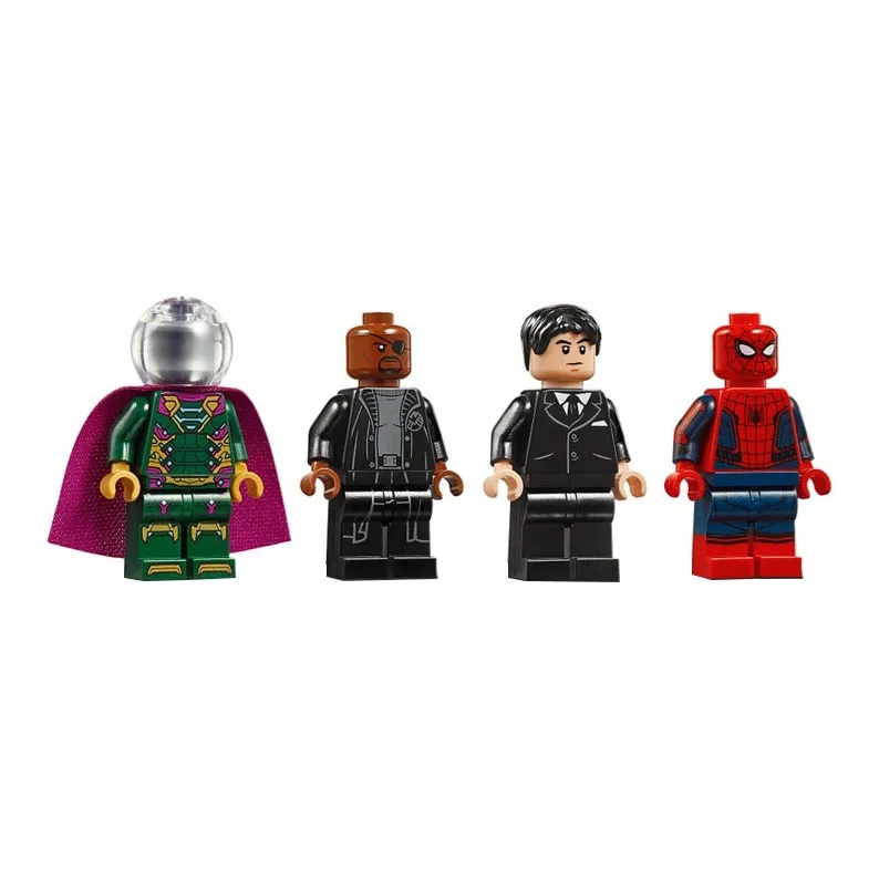 LEGO Super Hero Collection Marvel, Spider Man, Iron Man Fighter, And Drone Attacks Building Blocks 76130-3