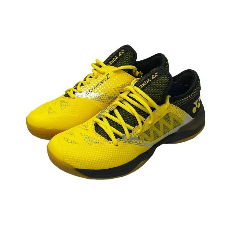 YONEX Anti Slip Wear Resistant Low Top Badminton Shoes Unisex Yellow Black-1