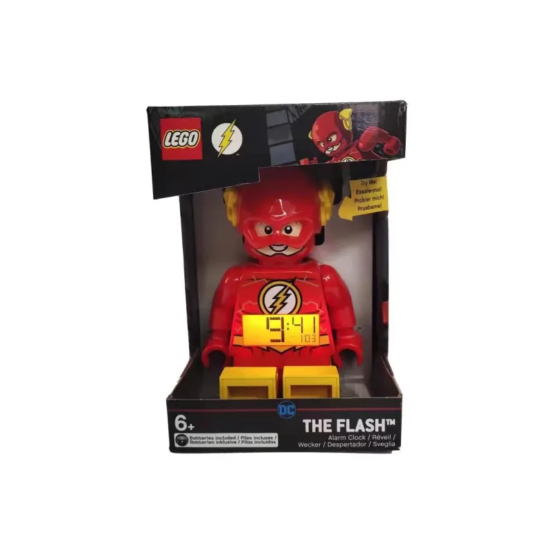 LEGO Superhero Collection Ninjago LEGO Alarm Clock Batman The Flash Superman Creative Alarm Clock IP Merch-4