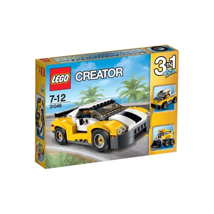 LEGO Creator 3 in 1 Collection High Speed Sports Car Building Blocks 0 300 31046-1