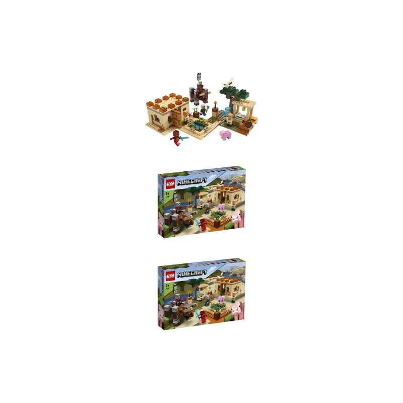 LEGO My World Collection Villager Raiding Party Of Misfortune Building Blocks 301 600pcs 21160-2
