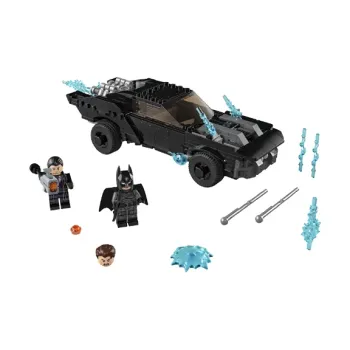 LEGO Super Hero Collection DC Characters DC Batmobile Pursuing The Penguin Building Blocks 301 600pcs 76181