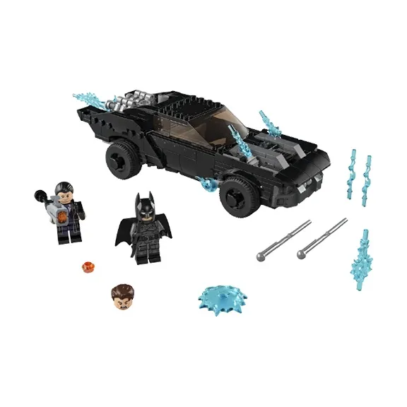 LEGO Super Hero Collection DC Characters DC Batmobile Pursuing The Penguin Building Blocks 301 600pcs 76181-0