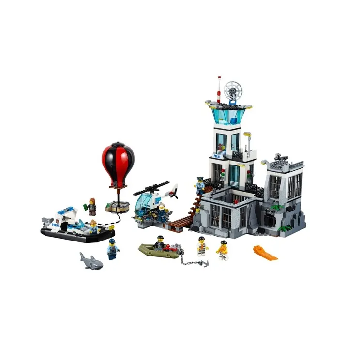 LEGO City Collection Prison Island Building Blocks 601 1000 60130-2