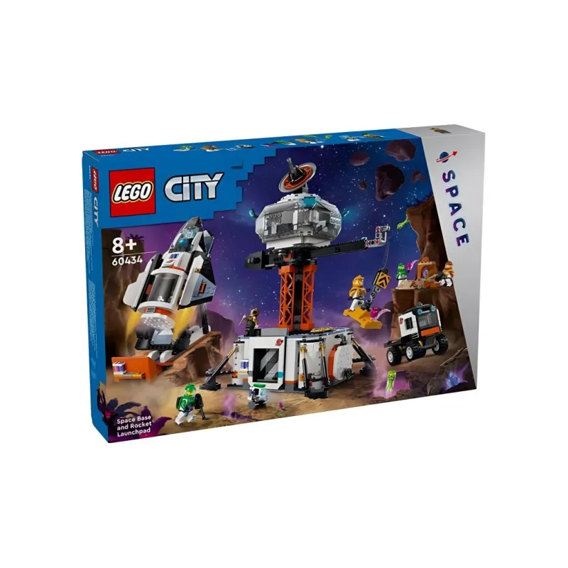LEGO Space Base And Rocket Launchpad Building Blocks 60434-2