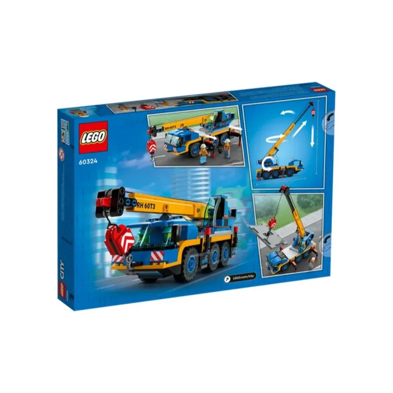 LEGO City Collection Heavy Duty Crane Building Blocks 340 Pcs/pzs 60324-3