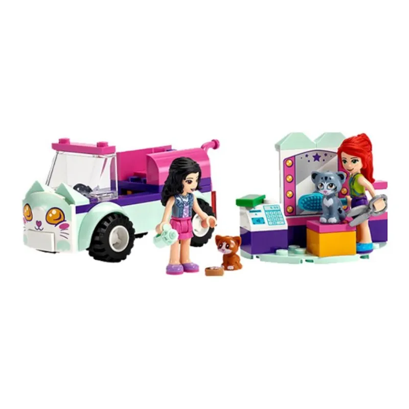 LEGO Good Friend Collection Kitten Grooming Car Building Blocks 60 41439-1