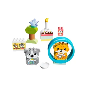 LEGO Dobao Collection Adorable Puppy And Kitten Building Blocks 22pcs 10977