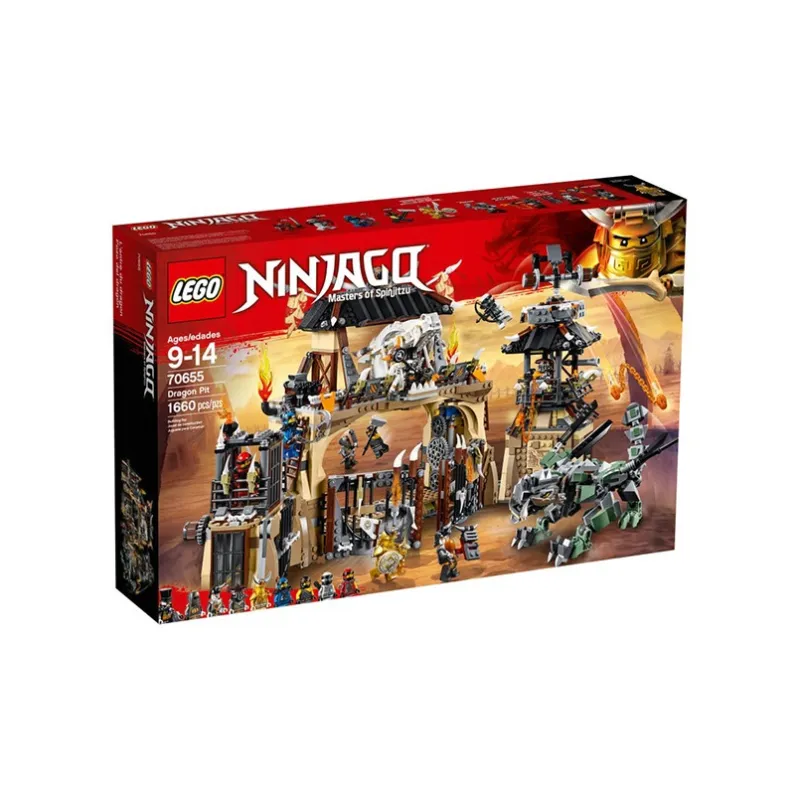 LEGO Phantom Ninja Collection Dragon Tribe Headquarters Building Blocks 1660pcs 70655-1