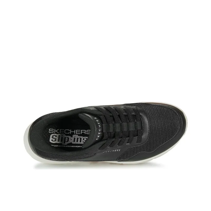 Skechers Slip Ins Anti Slip Wear Resistant Low Top Casual Shoes Women's Black-3