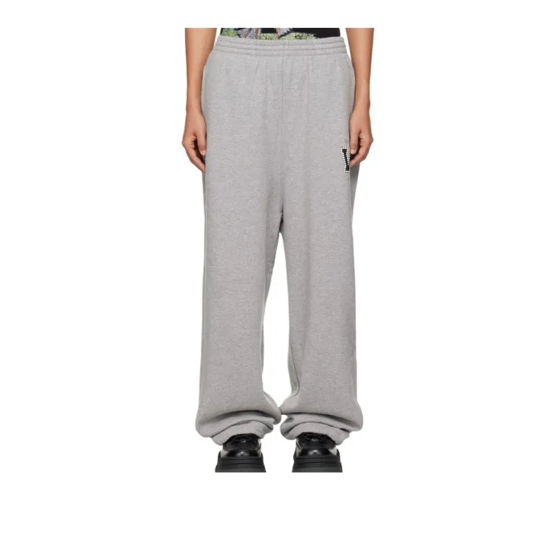 WE11DONE FW24 Casual Pants Women's Gray-2