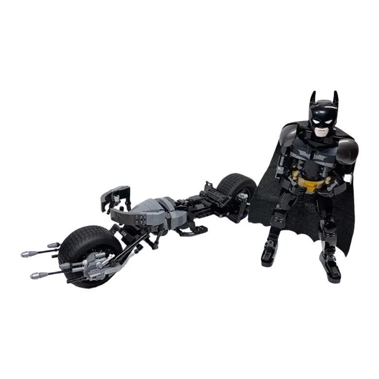LEGO Batman Construction Figure And The Bat Pod Bike Building Blocks 76273-2