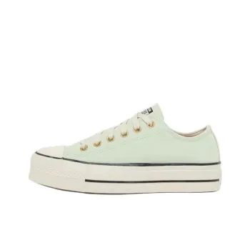 Converse Chuck Taylor All Star Lift Anti Slip Wear Resistant Low Top Skateboard Shoes Women's Light Green