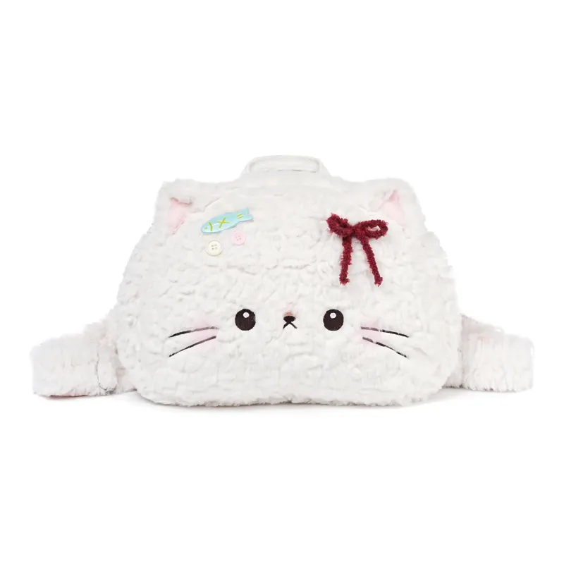 RIZHI STORE Plush Bear Backpack Unisex Multicolor-9
