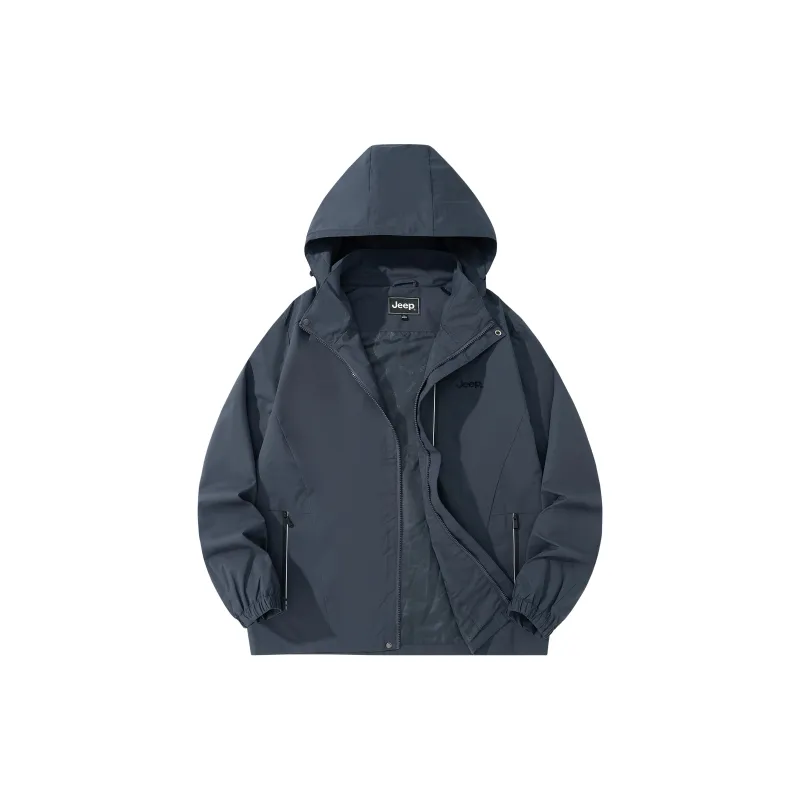 Jeep Waterproof And Windproof Windbreaker Jacket Unisex-2
