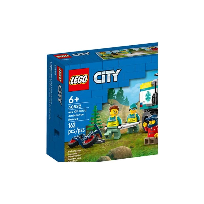 LEGO City Collection 4x4 Trail Running Rescue Vehicle Building Blocks 136pcs 40582-3