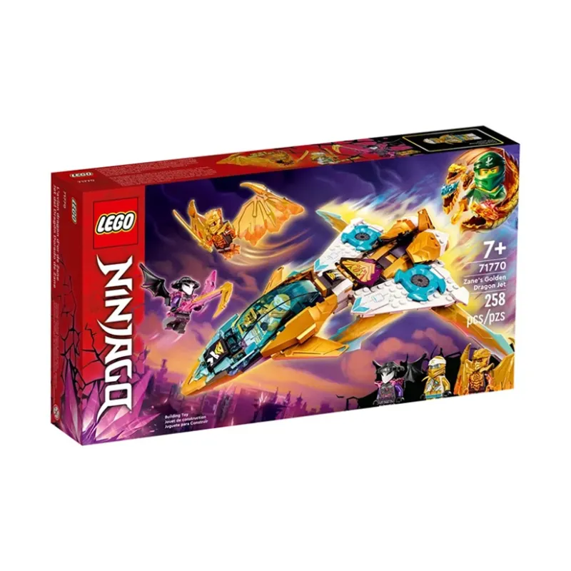 LEGO Phantom Ninja Collection Zan's Gold Shenron Jet Building Blocks 71770-2