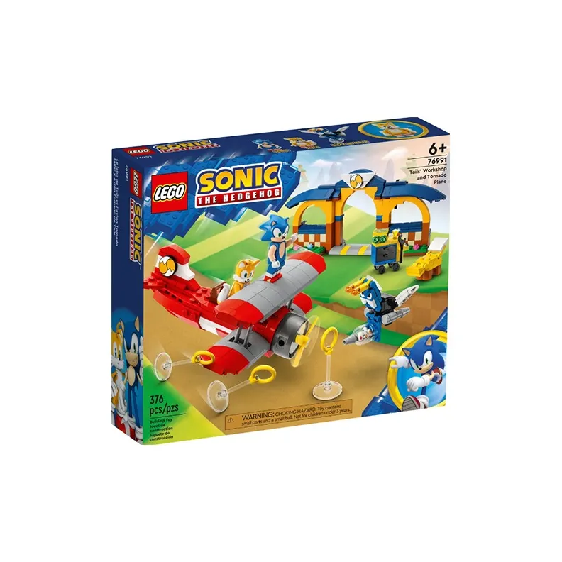 LEGO Tails' Workshop And Tornado Plane Building Blocks 76991-2