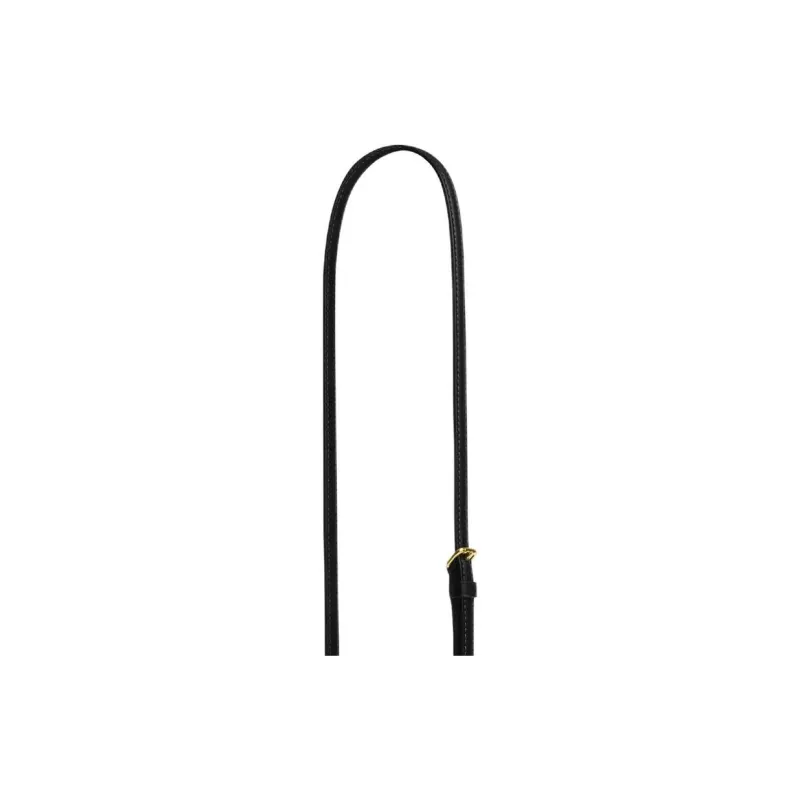 COACH Leather Shoulder Strap Bag Strap Women's Black-1