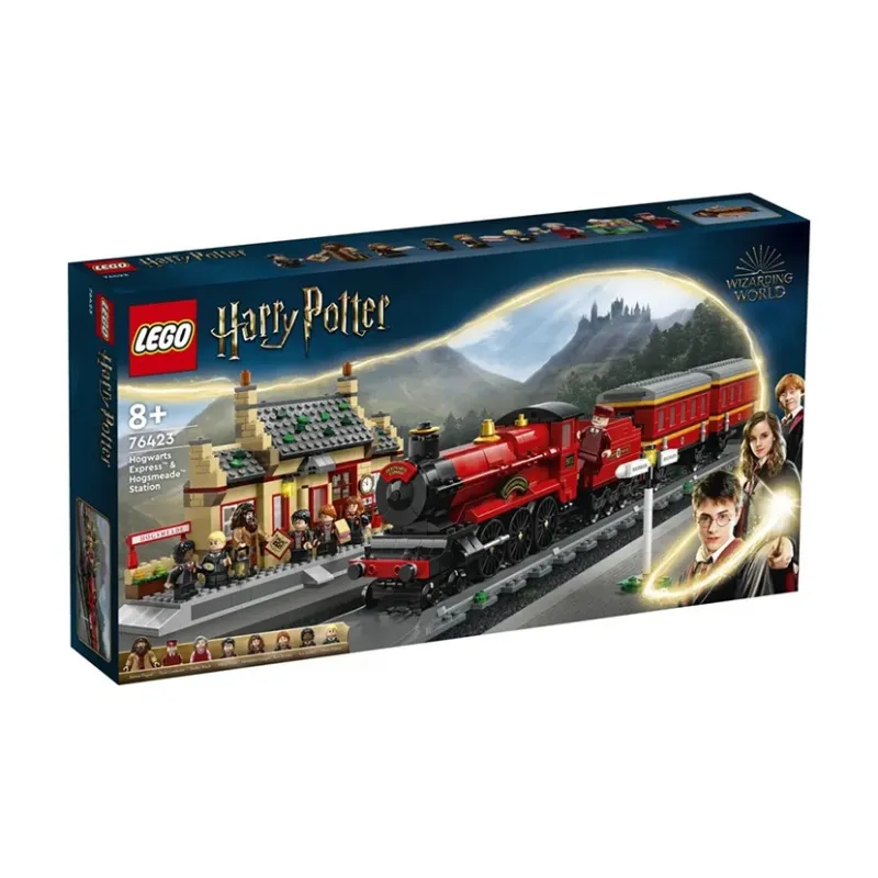 LEGO Hogwarts Express Train Set With Hogsmeade Station Building Blocks 76423-3