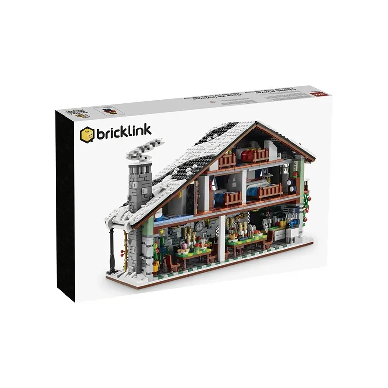 LEGO Bricklink Winter Mountain Cabin Building Blocks 2706pcs 910004-1