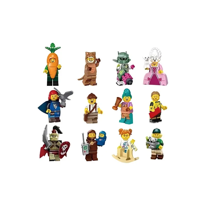 LEGO Collectible MiniFigures Collection Draw Draw 24th Season Full Set 12 Pack Building Blocks 0-300pcs 71037-1