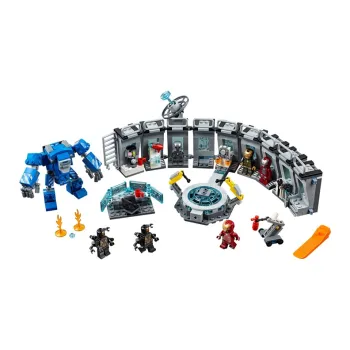 LEGO Super Hero Collection Marvel The Avengers Iron Man Armor Exhibition Hall Building Blocks 0 300pcs 76125